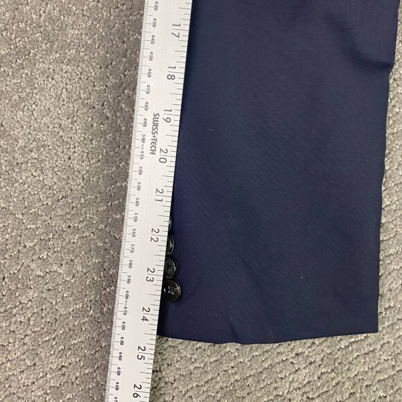 J. CREW Loro Piana Crosby Blazer Sport Coat Men's 42S Navy Blue Wool Suit Jacket - Picture 11 of 13